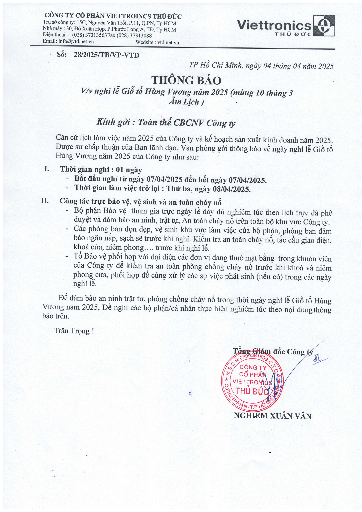 thong bao nghi gio to